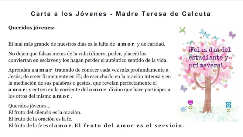 Carta Dirigida A Un Maestro De Primaria - iCartas.org