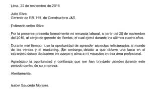 Lee más sobre el artículo Carta Para Regresar A Un Trabajo