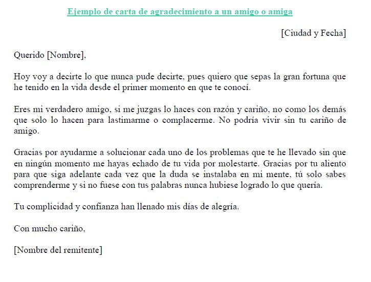 Carta Para Saludar A Un Amigo - iCartas.org