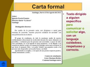 Lee más sobre el artículo Ejemplo De Carta Personal Formal
